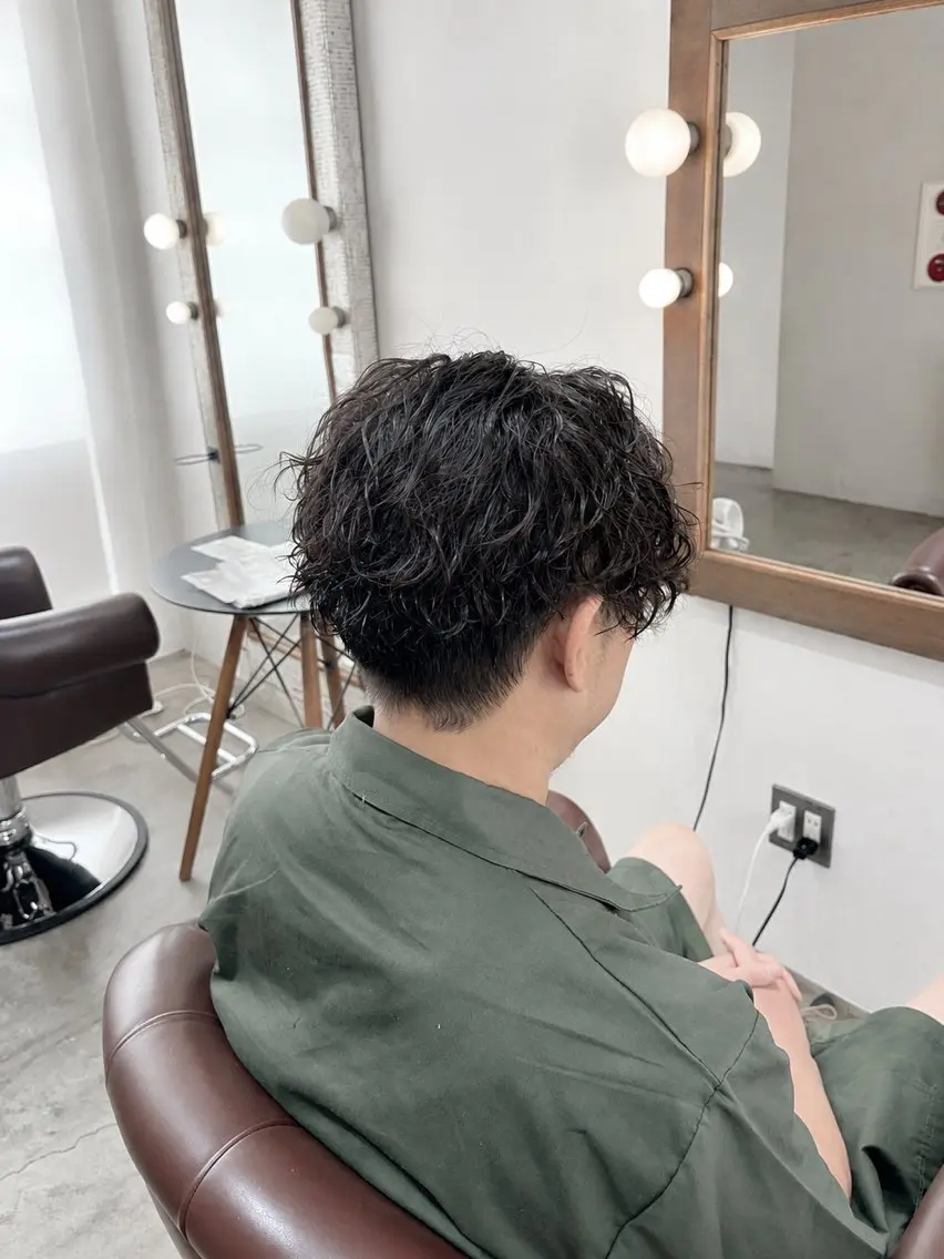 パーマ ツイストスパイラルパーマ スパイラルパーマ パーマ 児玉 蒼空のヘアスタイル