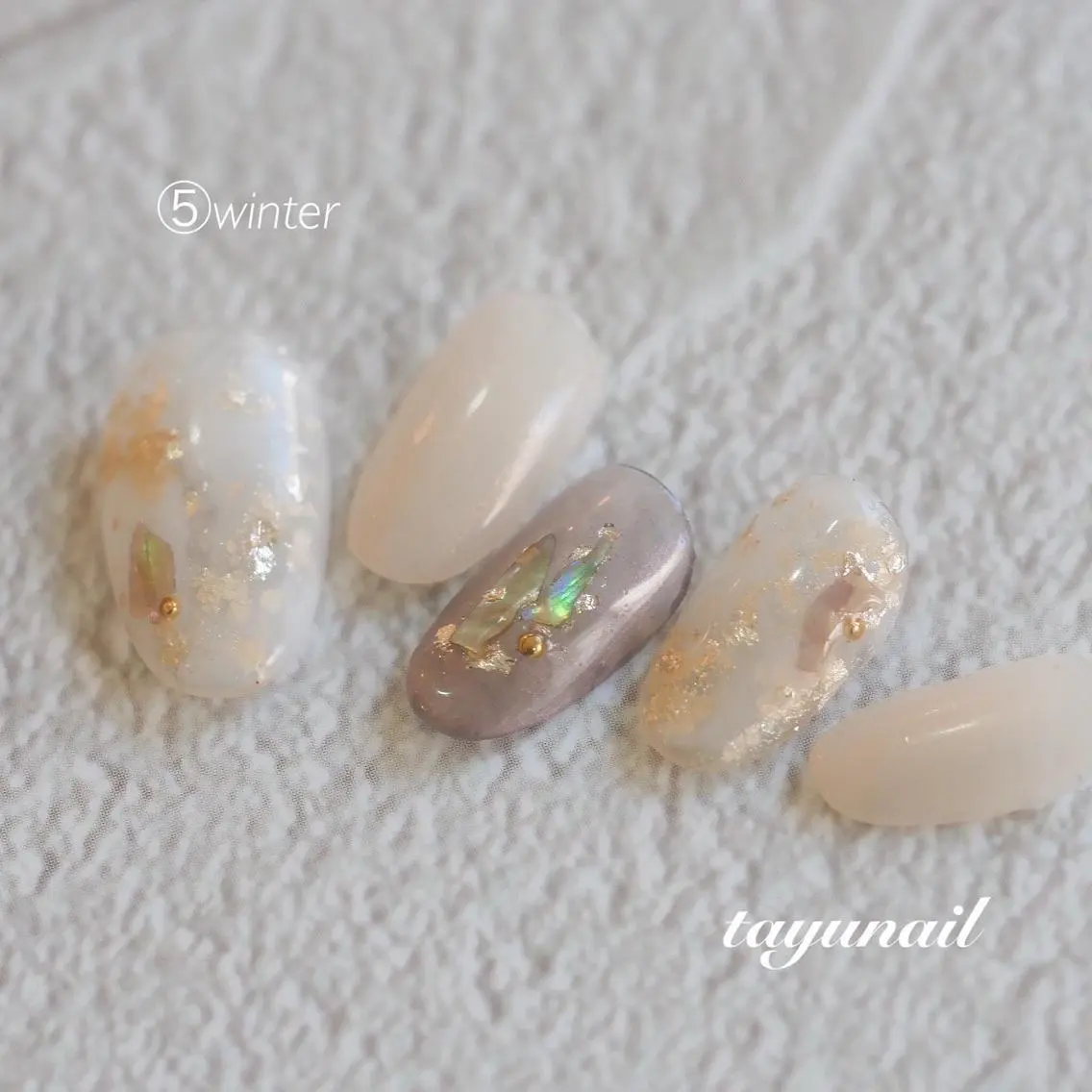 ネイル アートネイル ブルー フットネイル ジェルネイル パラジェル ネイルサロン 【たゆnail】のネイルデザイン