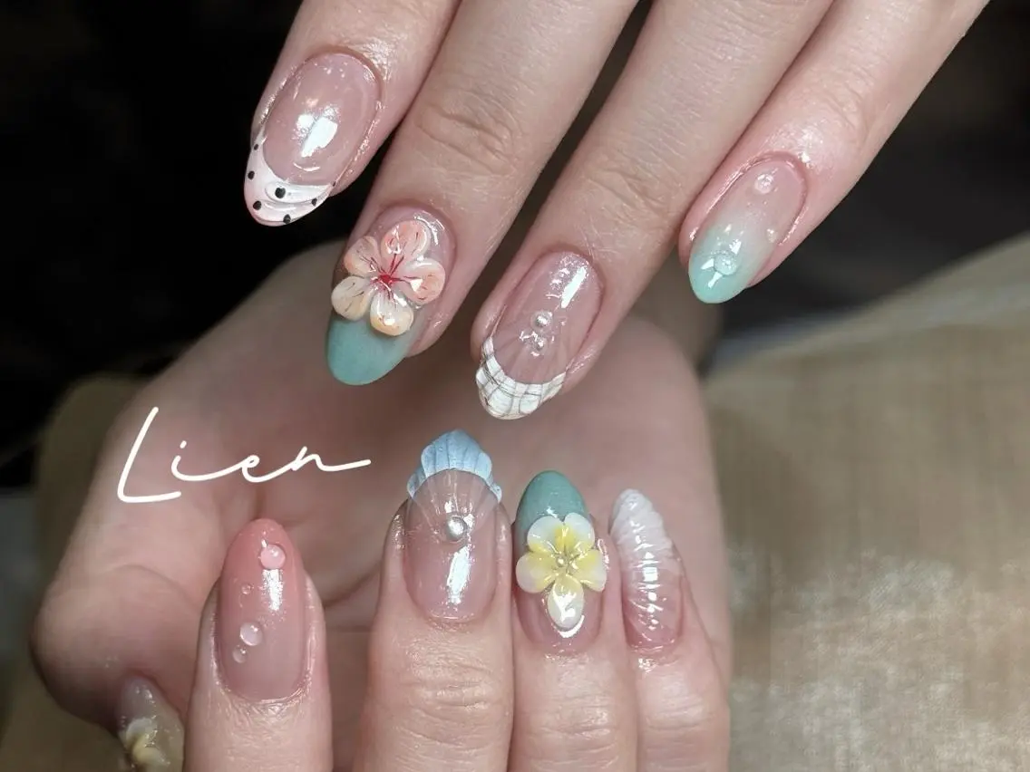 ネイル 🌸Lien nail横浜店のネイルデザイン