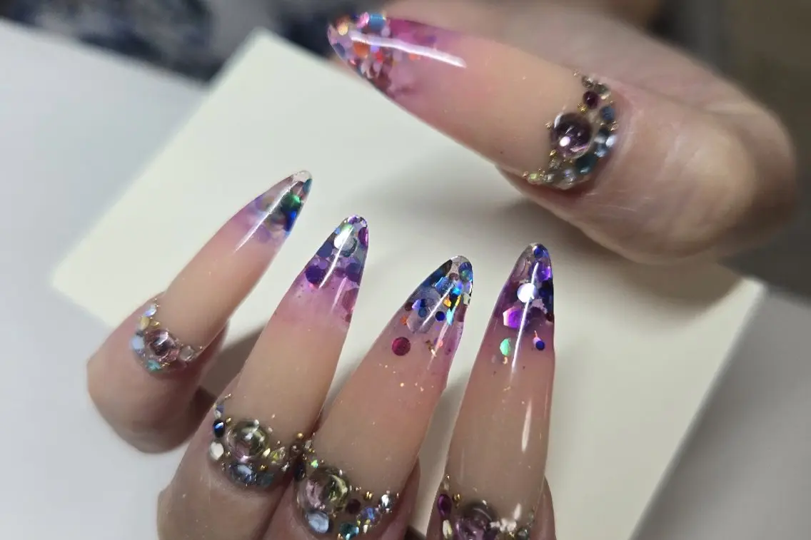 ネイル ロングネイル スカルプネイル 韓 onnniのネイルデザイン