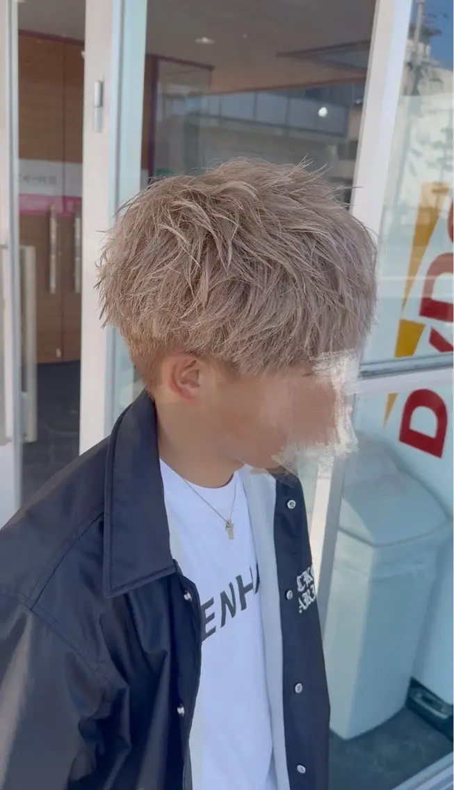 カラー メンズ ヘアカラー 五味 亜有里のヘアスタイル
