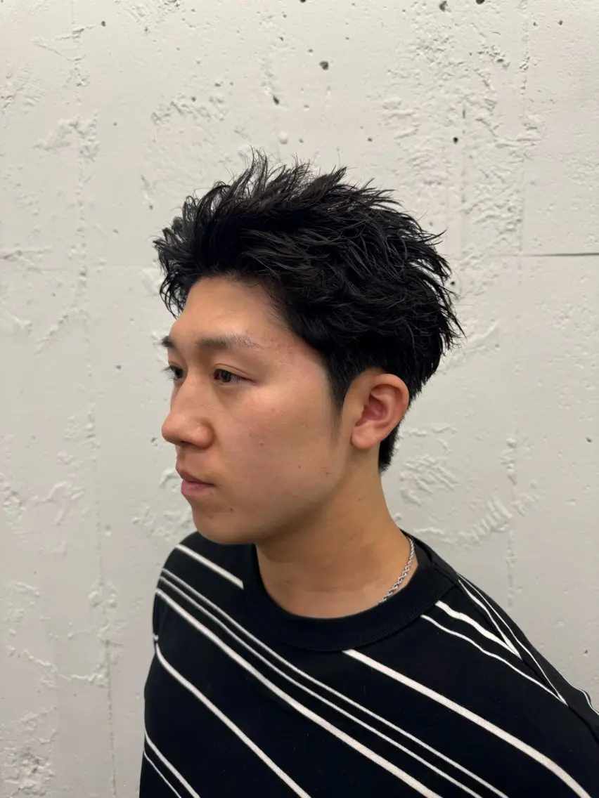 💈3回目以降💈カット+パーマ+2STEPトリートメント(メンズパーマ/スパイラルパーマ/ツイスパ/イージーパーマ)の写真