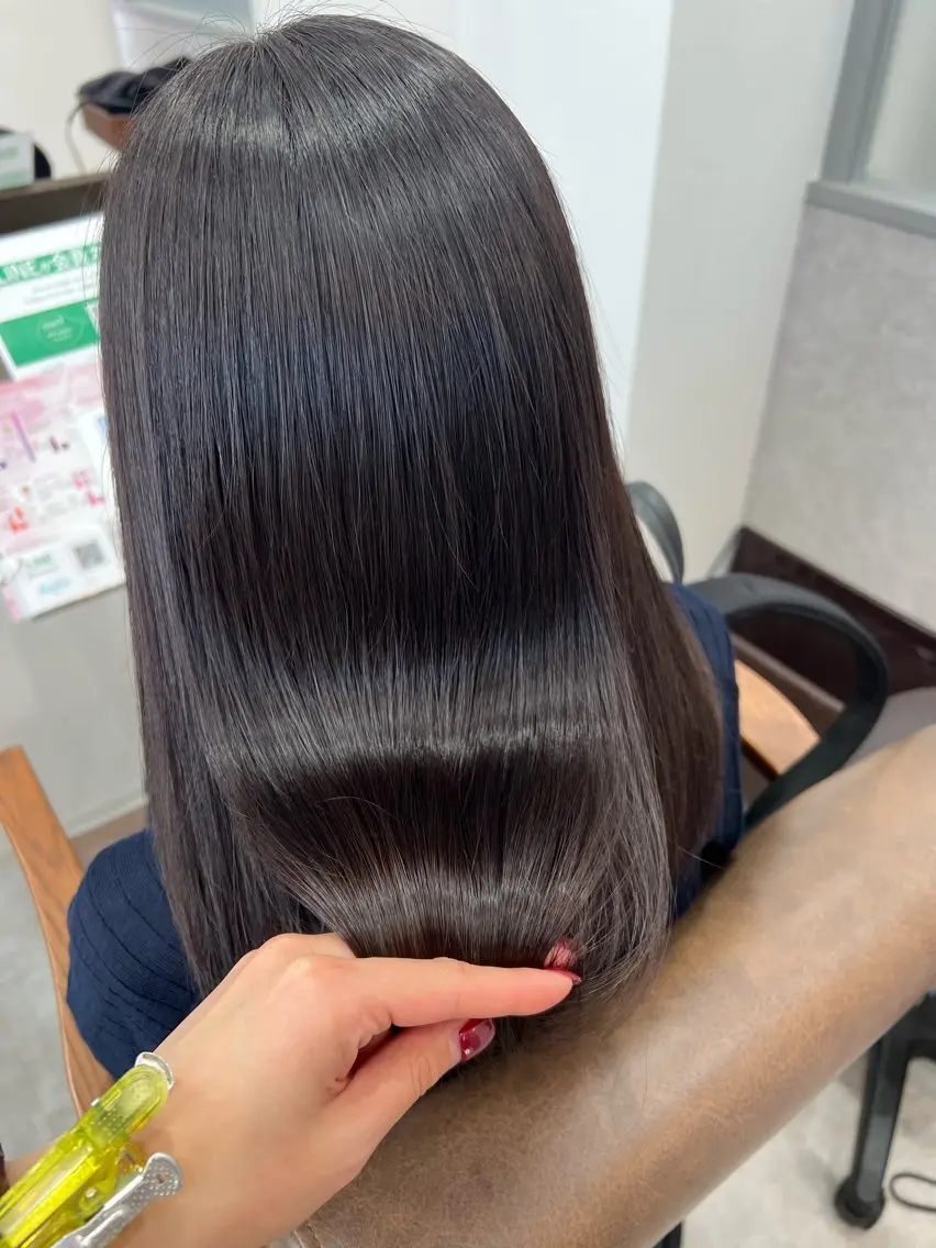 セミロング カラー トリートメント トリートメント ヘッドスパ 美髪矯正/髪質改善 🌼 原田 愛弓のヘアスタイル