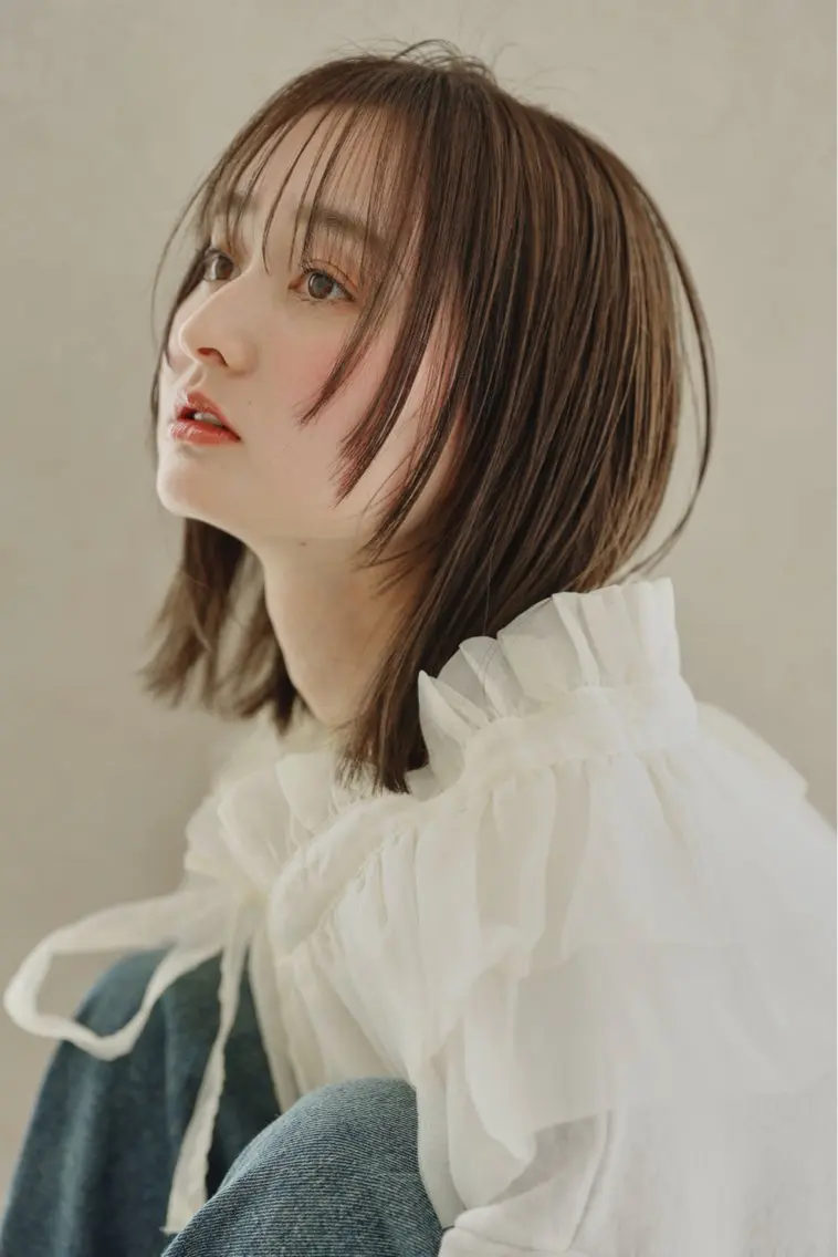 ミディアム カット 川根 拓也のヘアスタイル
