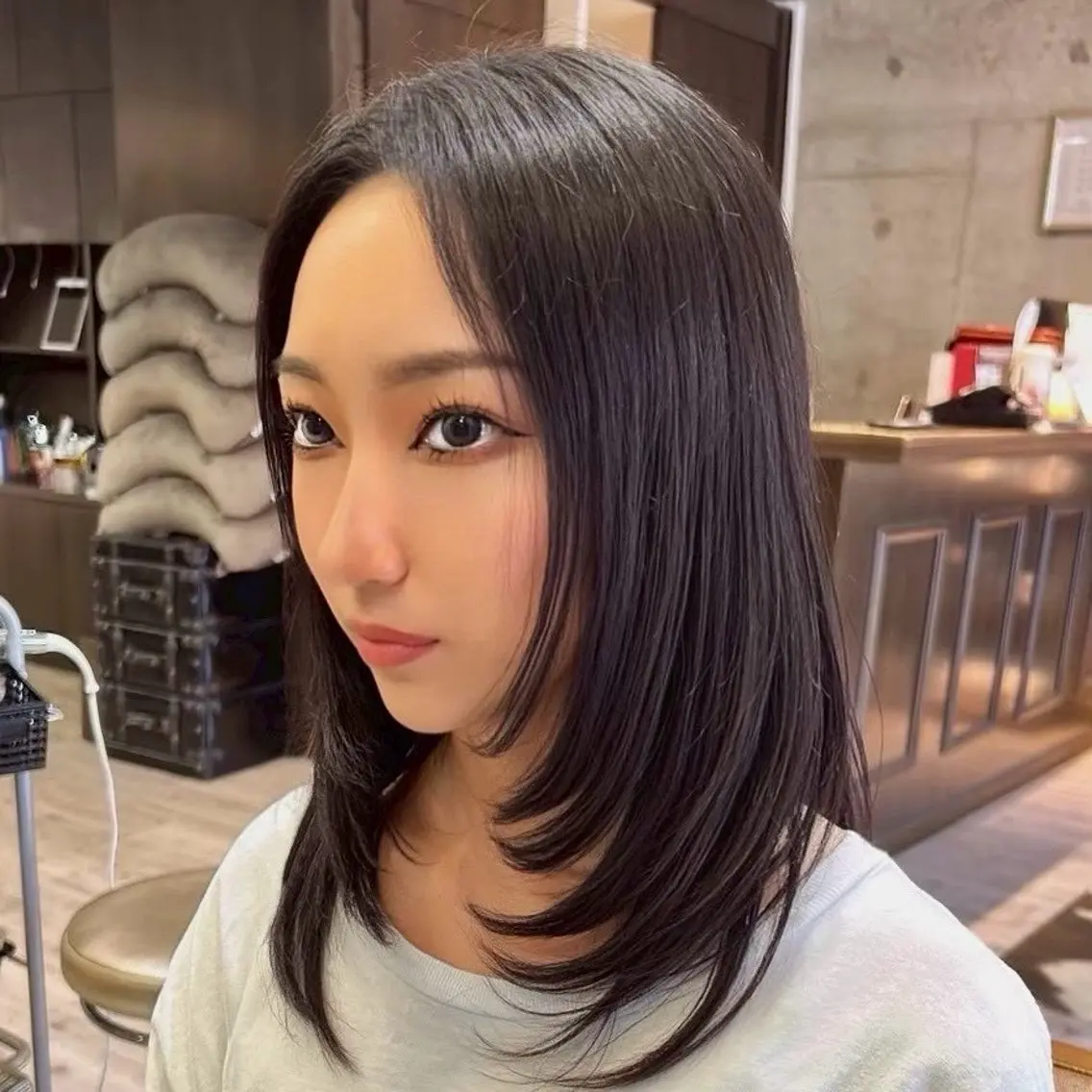 セミロング 🌹花屋併設🌹 横山 洋幸のヘアスタイル