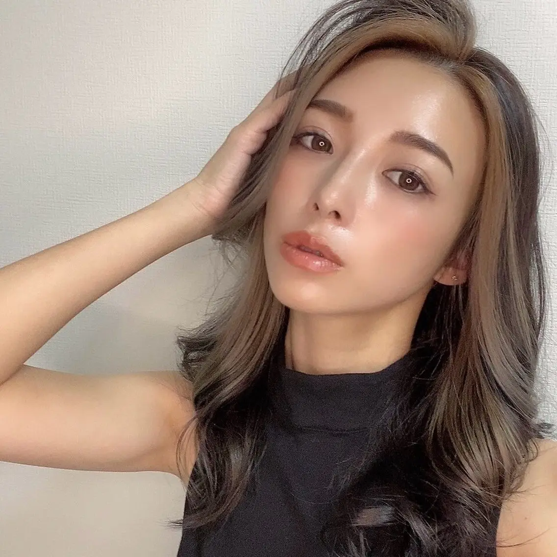 ロング カラー RIENS xreaのヘアスタイル