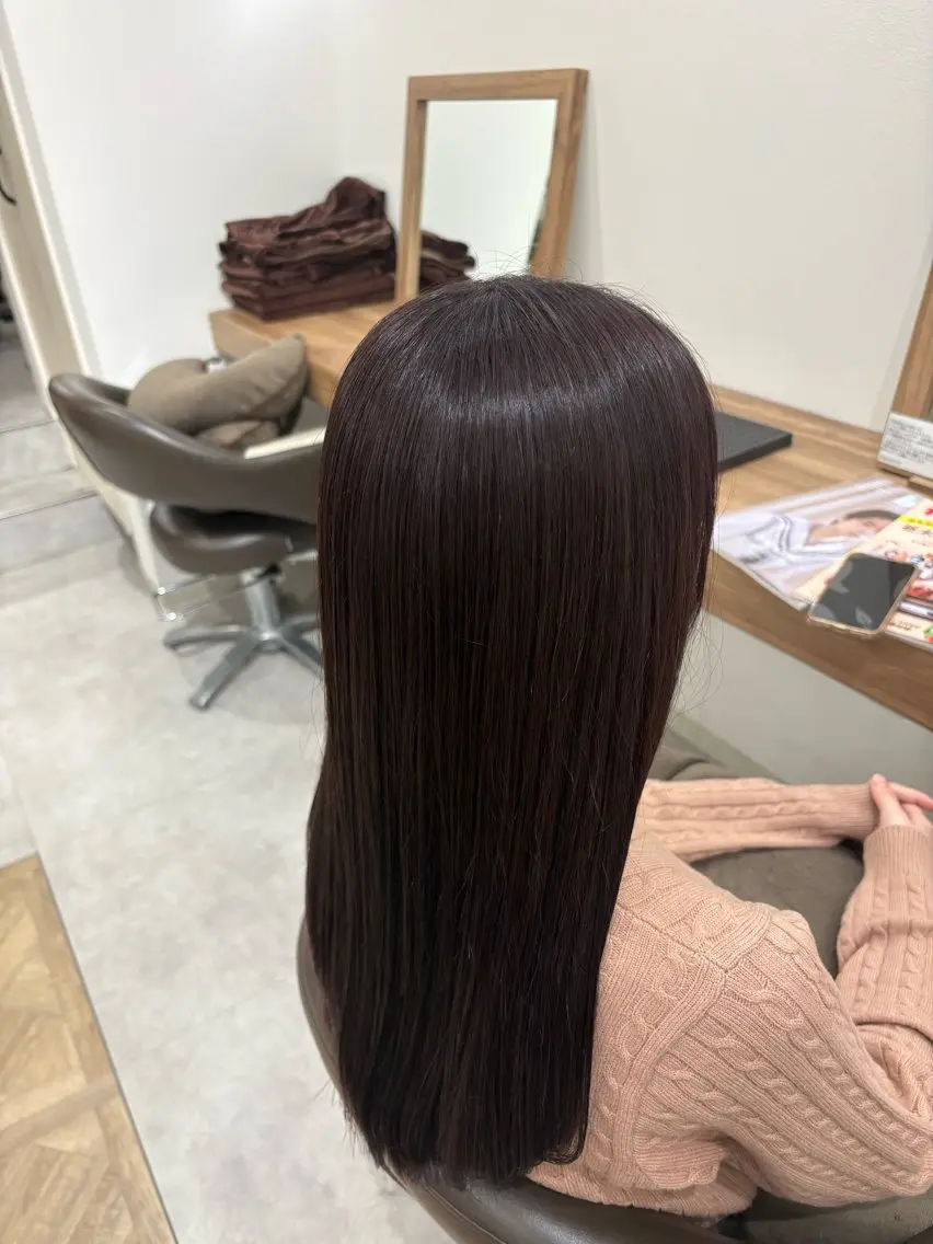 ロング カット ヘアカラー 渡邊 玲来のヘアスタイル