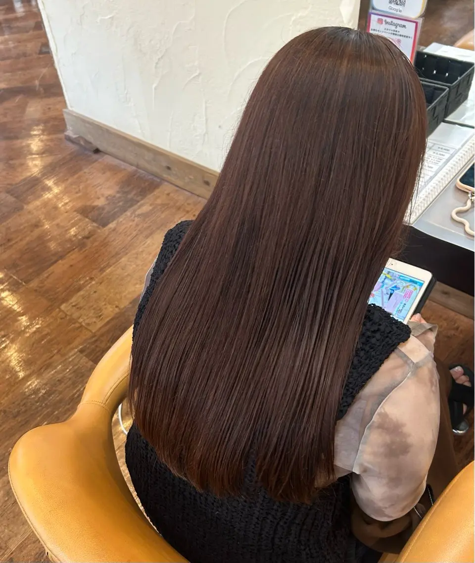 カラー ヘアカラー トリートメント 木戸 彩乃のヘアスタイル