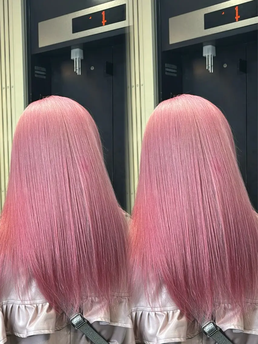 ロング ヘアカラー トリートメント ヘッドスパ ヘアセット layer/諒伍 /赤み消し/天神のヘアスタイル