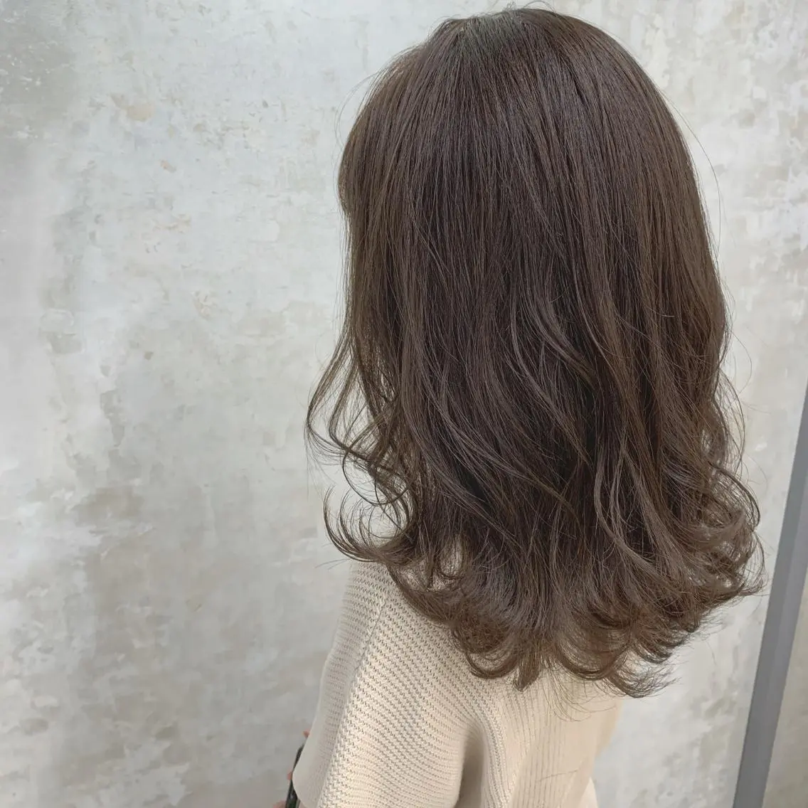 ミディアム カラー カット ヘアカラー トリートメント ルーチェヘアー 北摂エリアNo.1のヘアスタイル