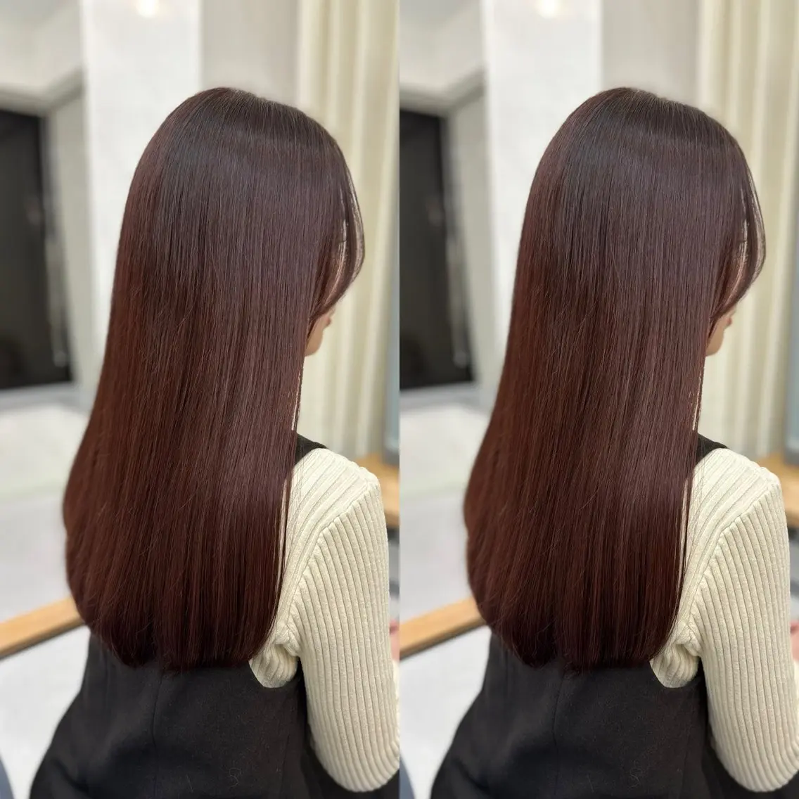 ロング 髪質改善🩵縮毛矯正 代々木/木下のヘアスタイル
