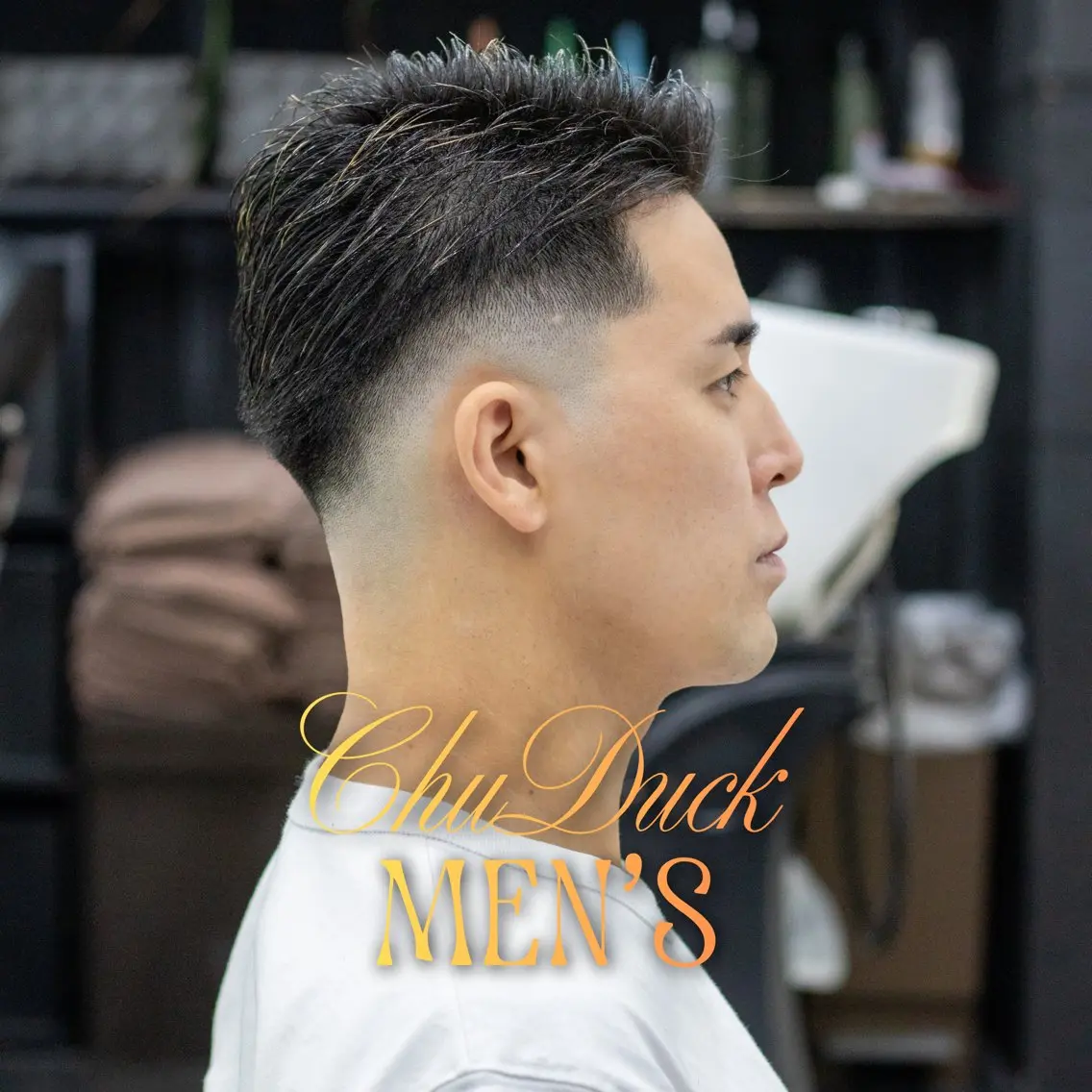 ショート メンズ フェードカット カット フェード×メンズ カット|SHOTAのヘアスタイル