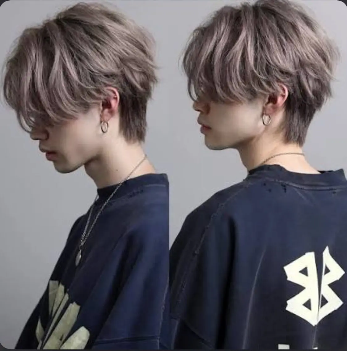 ✨垢抜け透明感Wカラー（ブリーチ込み）【メンズ限定】の写真