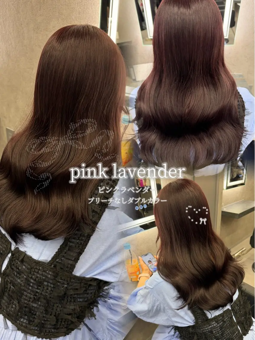 カラー 暖色/透明感カラー 🤍yuzuho🫧のヘアスタイル