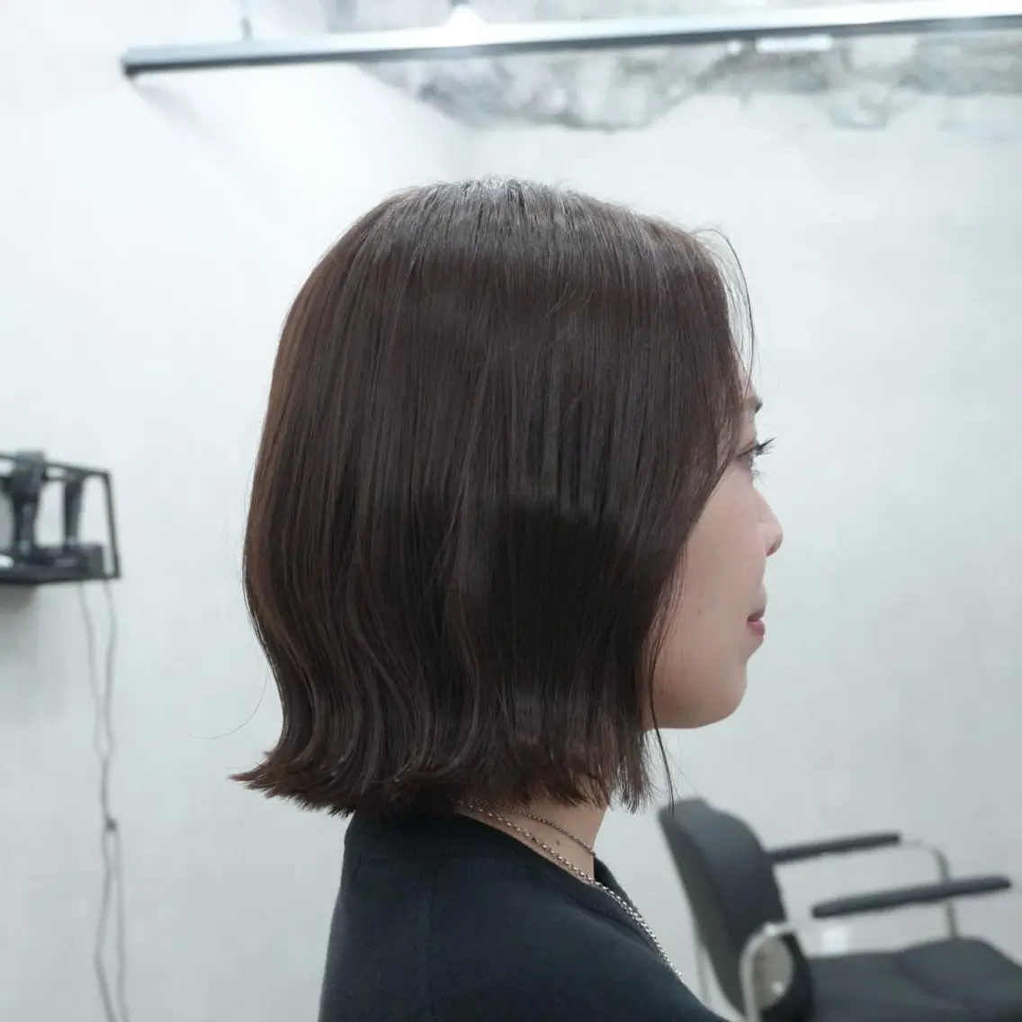 ショート ボブ くびれヘア カット ヘアカラー ボブ/艶カラー 梅田🦋さかそ。のヘアスタイル