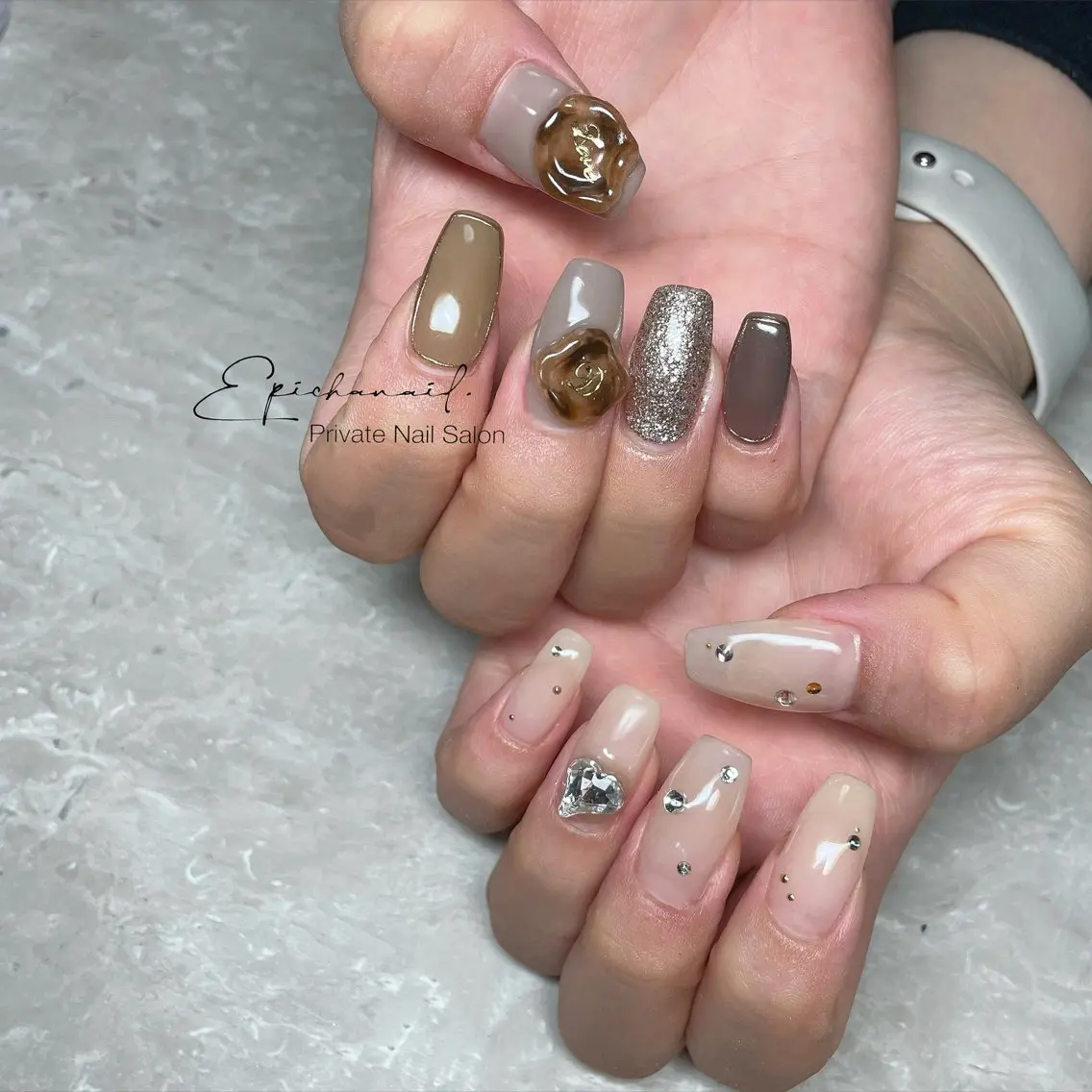ネイル ワンホンネイル EPICHA NAILのネイルデザイン