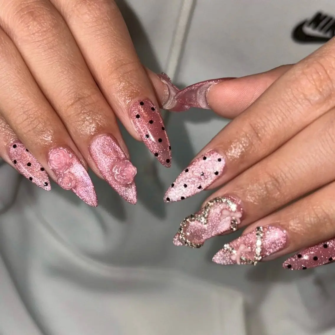 ネイル マグネットネイル ワンホンネイル ハンドネイル nailsalon popoのネイルデザイン