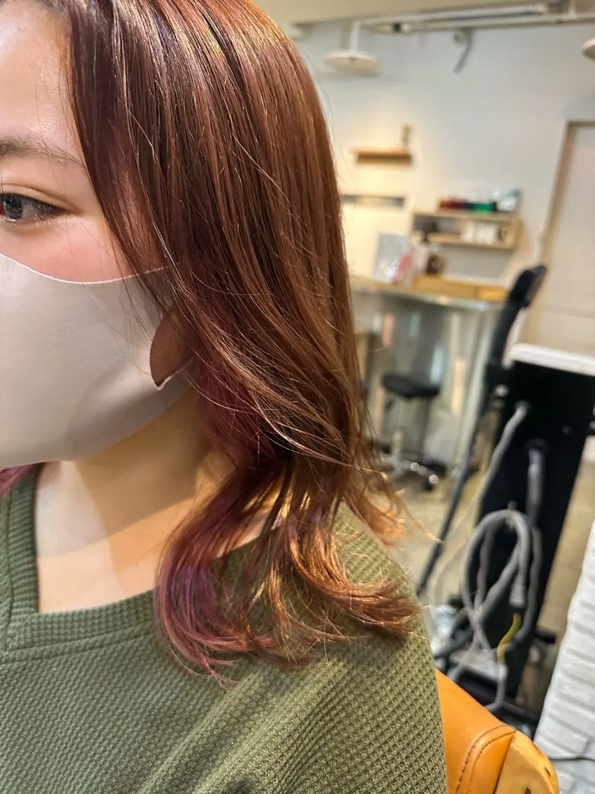 ミディアム 金 春江のヘアスタイル