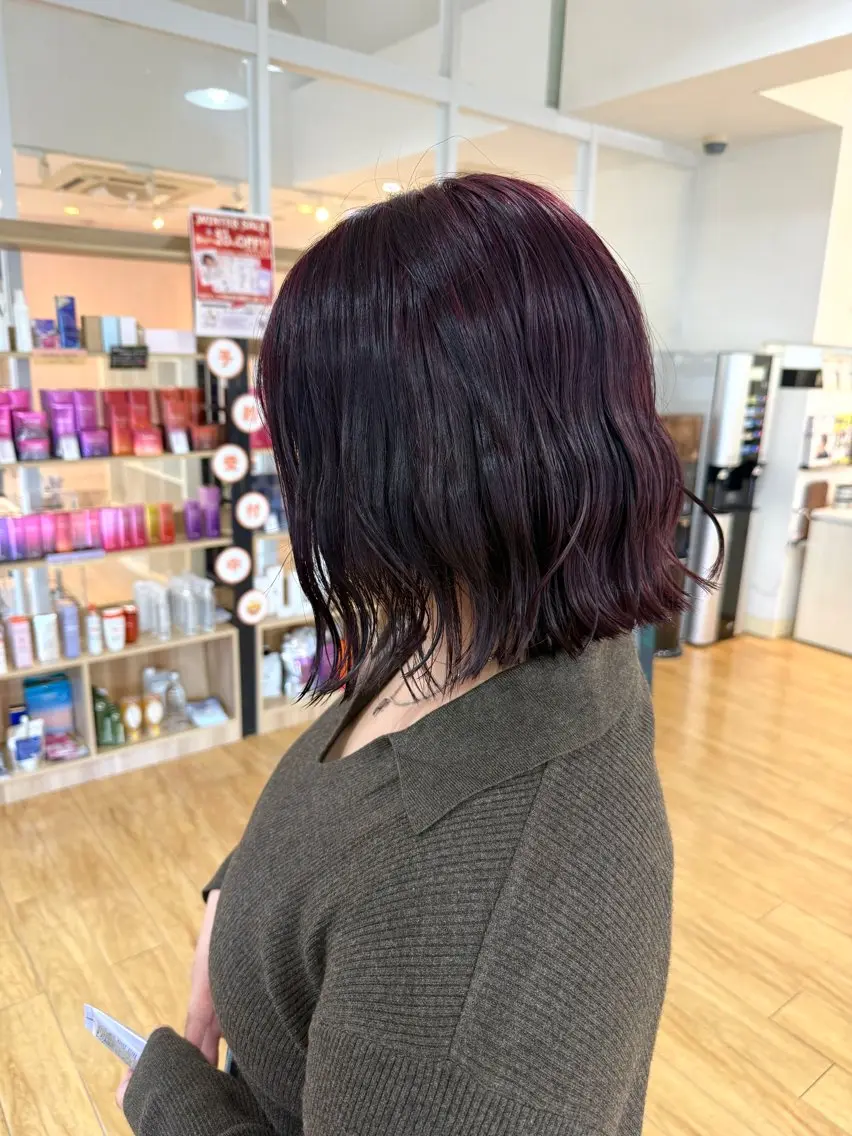 ショート カラー ヘアカラー トリートメント 鹿児島 聖来のヘアスタイル