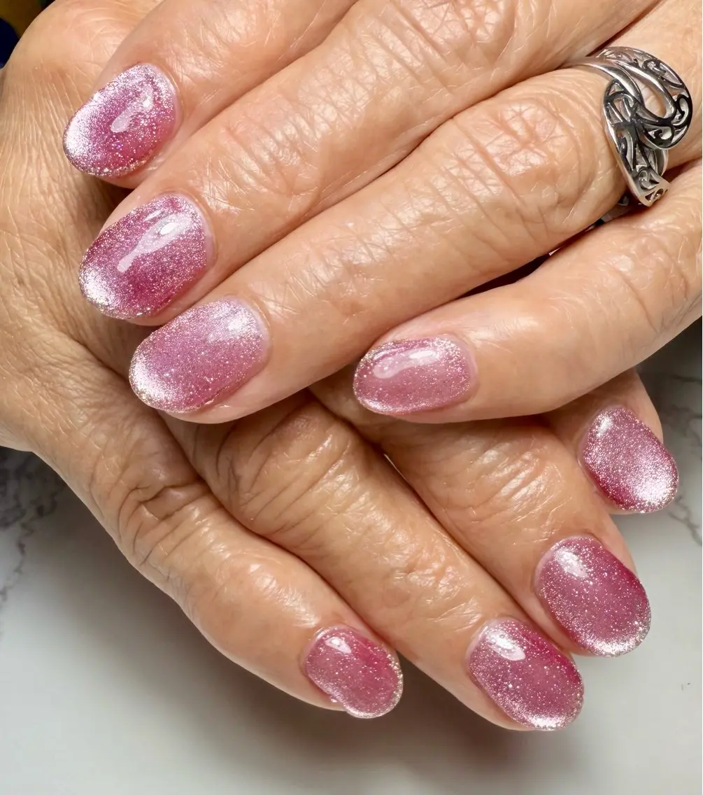 ネイル アートネイル チークネイル フラッシュネイル フラッシュマグ フレンチネイル Mai’s nailのネイルデザイン