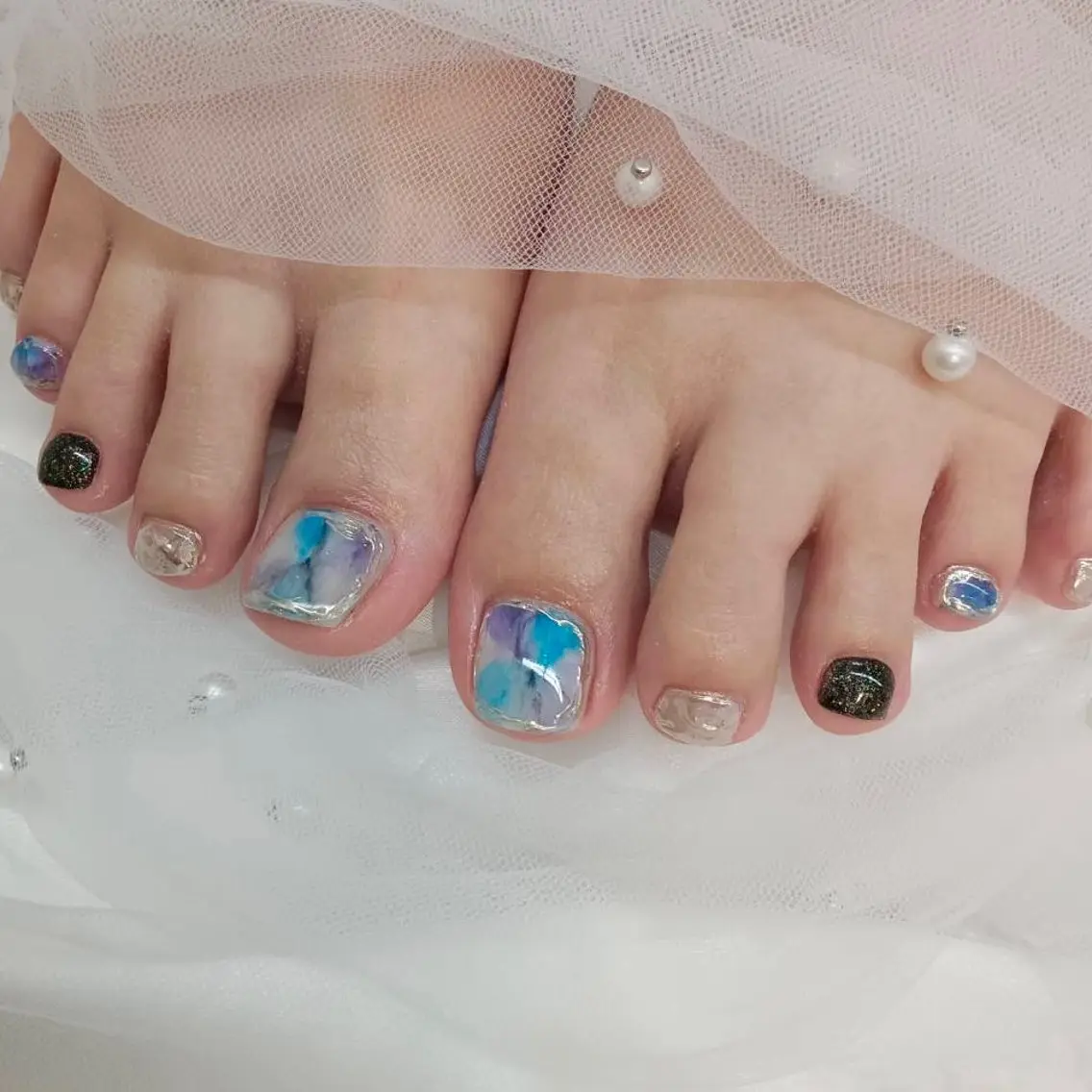ご新規さま限定　　フット🌟アートつけ放題(オフ込み)の写真