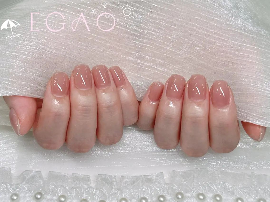 ネイル アートネイル フットネイル フレンチネイル ジェルネイル グラデーション ハンドネイル EGAO NAIL 錦糸町店のネイルデザイン