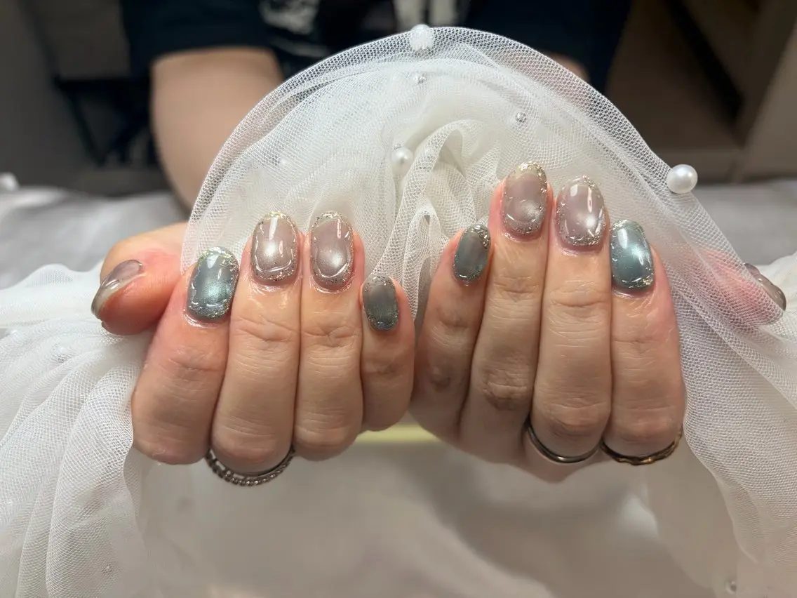 ネイル ニュアンスネイル ハンドネイル 💎【IRY】💎 Tsukiのネイルデザイン