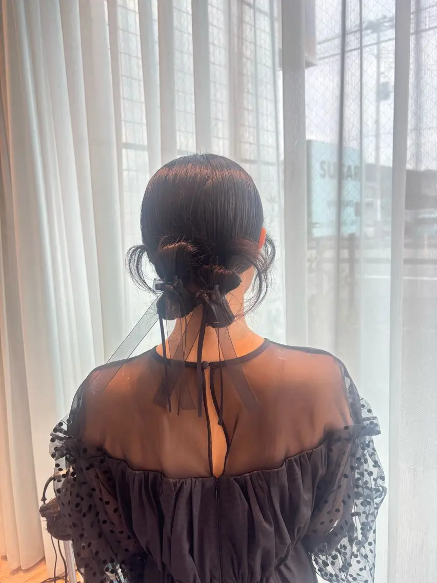 ヘアアレンジ ヘアセット メンズカットパーマ/ ヘアセット🎀Amiのヘアスタイル