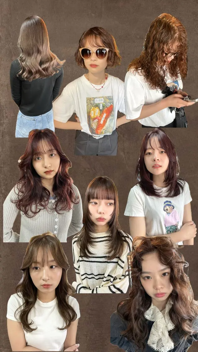 カラー ベージュカラー ブラウンカラー オレンジ vivre libreのヘアスタイル