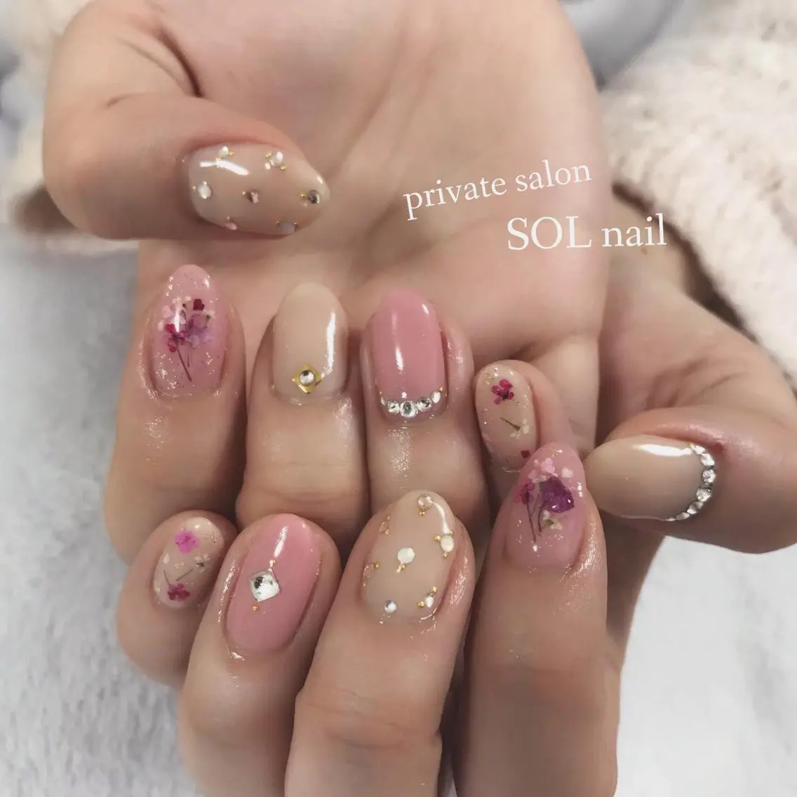ネイル ハンドネイル SOL NAILのネイルデザイン