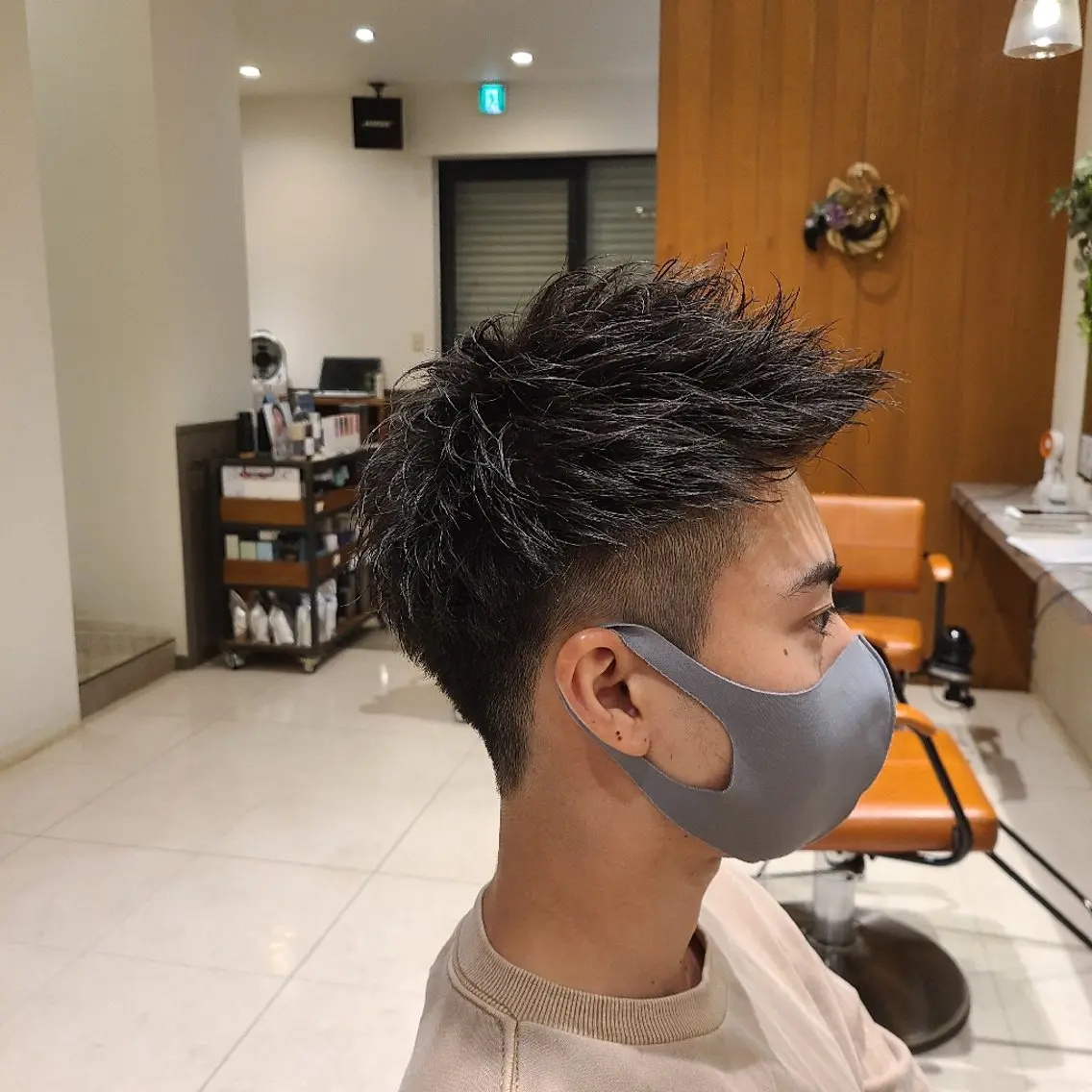 ショート メンズ カット トリートメント 中井 啓悟のヘアスタイル