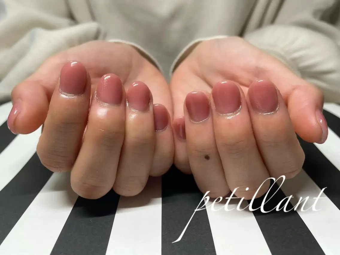 ネイル ピンク nail salon petillantのネイルデザイン