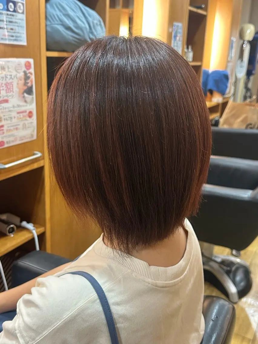 ショート ヘアカラー 下山 隼磨のヘアスタイル