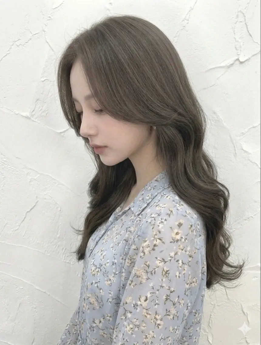 ロング カラー カット ヘアカラー 縮毛矯正 小澤 一稀のヘアスタイル