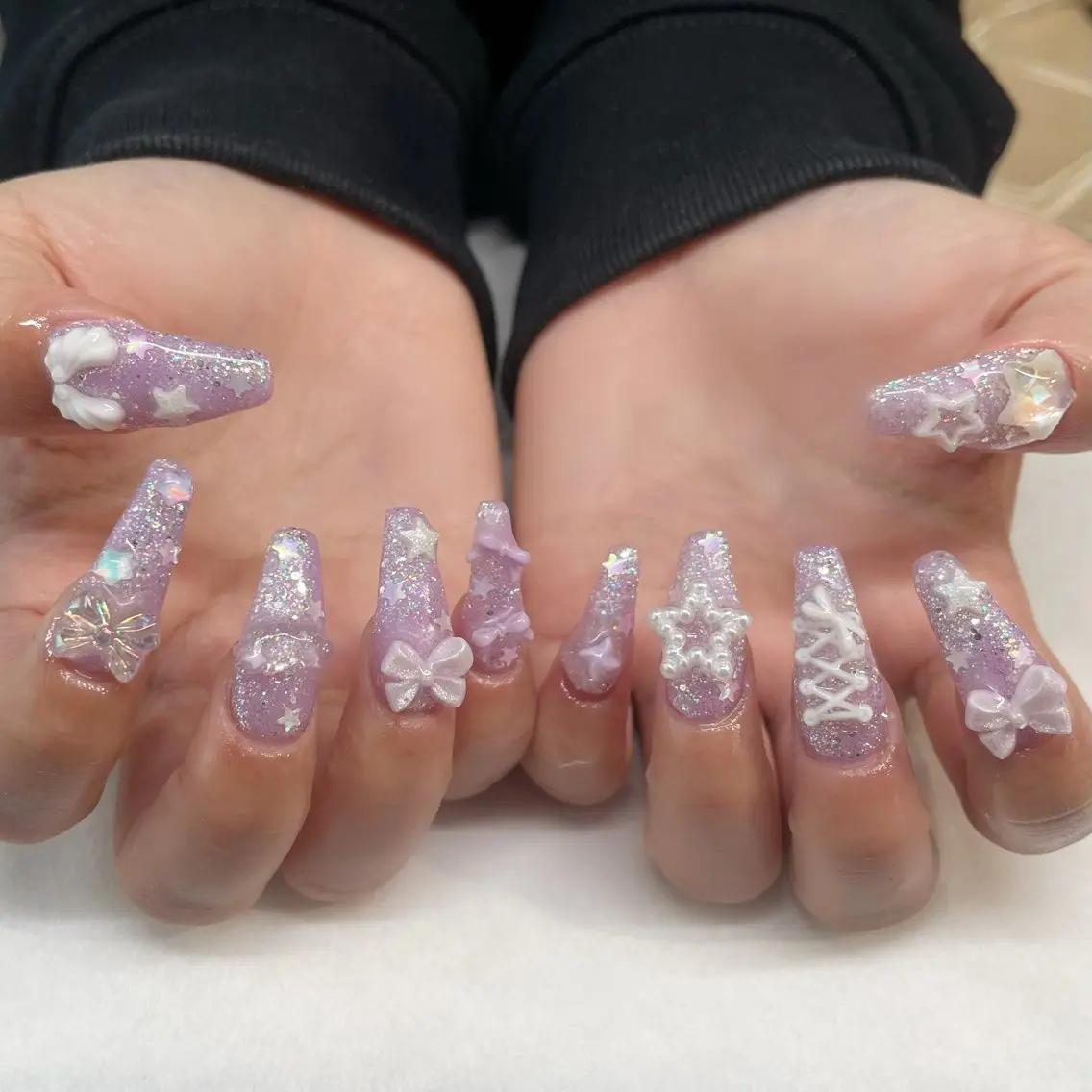 ネイル ハンドネイル 💎🐰 saki. m 🐰💎のネイルデザイン