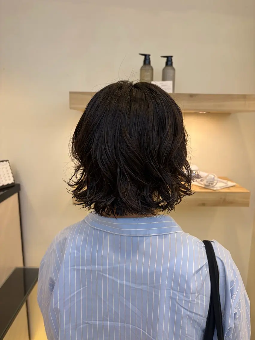パーマ ボブ 🪐透明感カラー🪐 ちなりのヘアスタイル