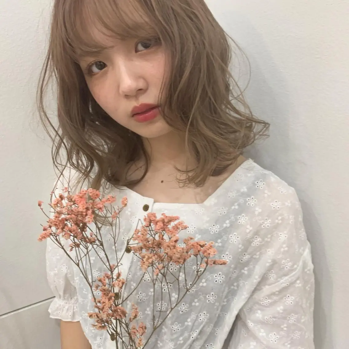 透明感!イルミナ、アディクシーカラー+treatment+前髪カット🌿の写真