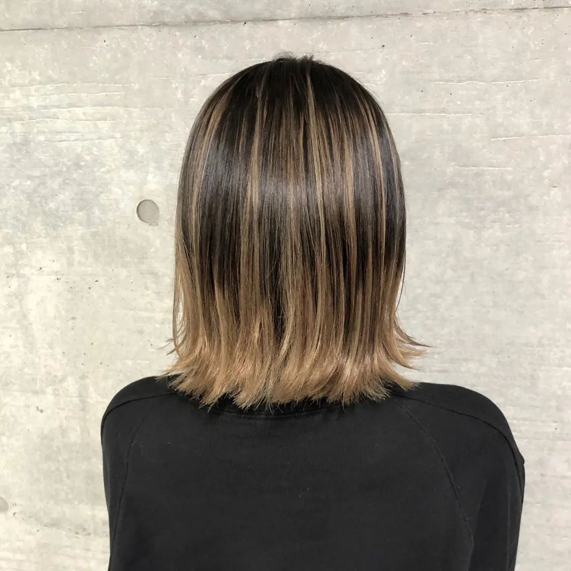 ミディアム カラー バレイヤージュ ベージュカラー レイヤーカット 卒業式お呼ばれ🕊️ ヘアセット✴︎ミキのヘアスタイル