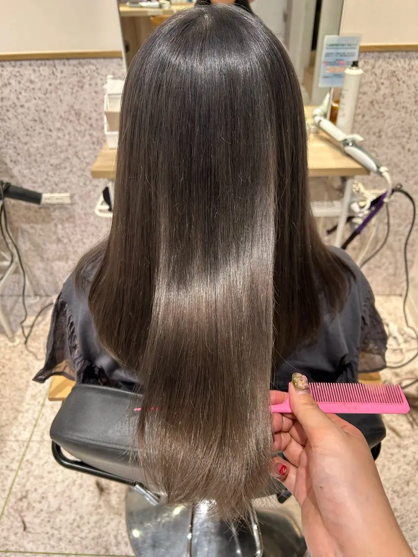 カラー ヘアカラー ♡透明感カラー★ ネイル/しの♡のヘアスタイル