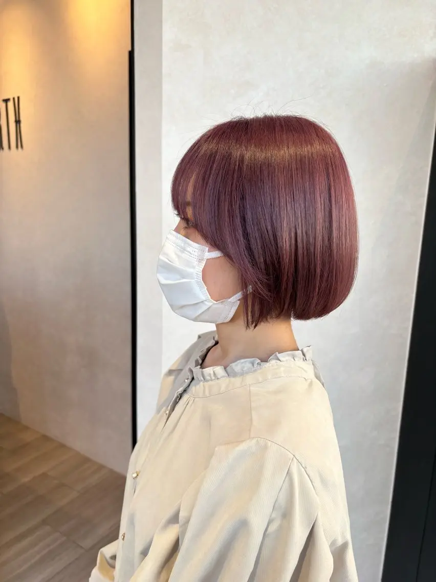 ショート 石坂 瀬音のヘアスタイル