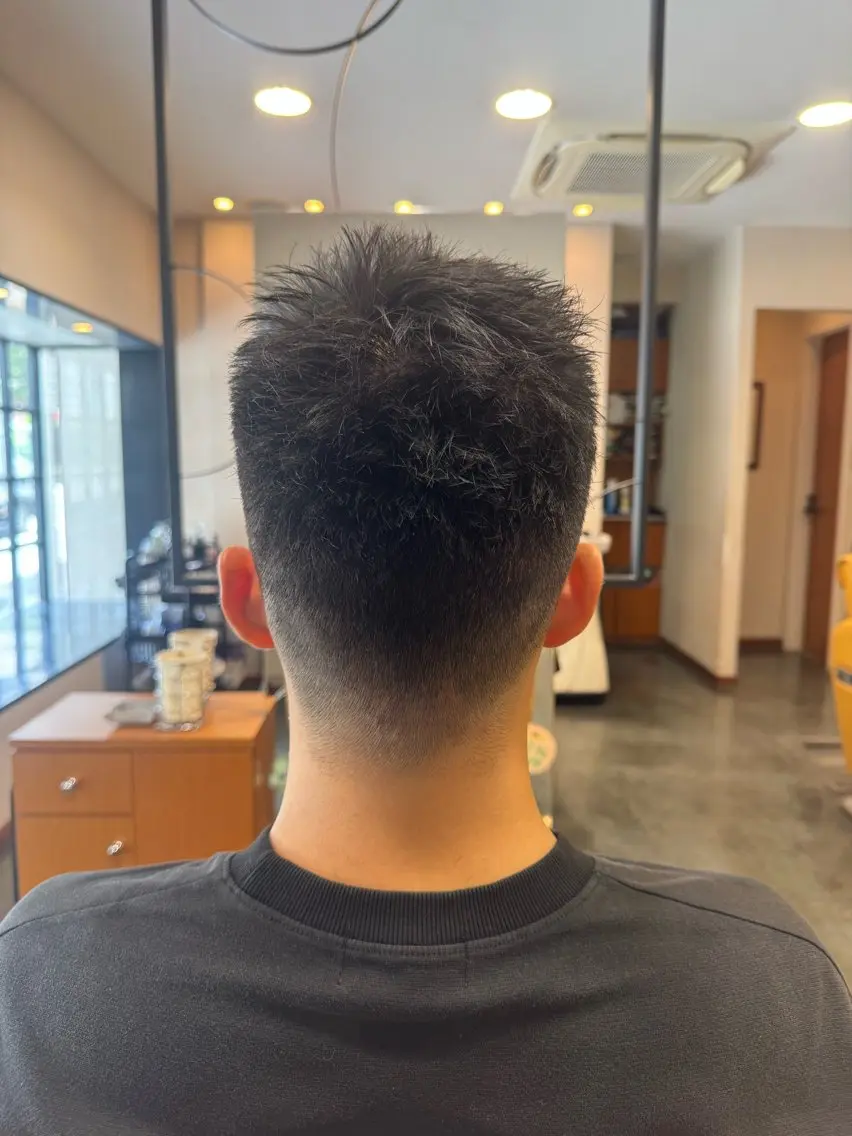 ショート メンズ メンズカットモデル 熊谷天のヘアスタイル