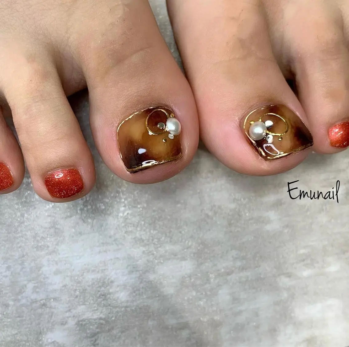 ネイル フットネイル Emu Nailのネイルデザイン