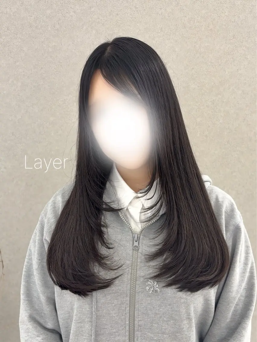 ロング レイヤーカット/ ヘアカラー/RENAのヘアスタイル