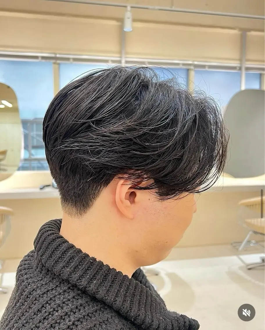 メンズ 縮毛矯正 トリートメント 重松 丈博のヘアスタイル