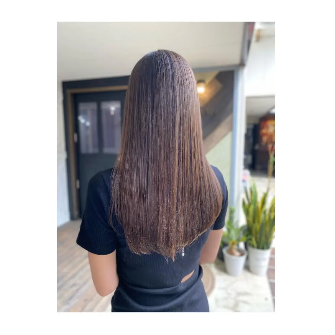 ロング カラー トリートメント 勝河 怜楊のヘアスタイル