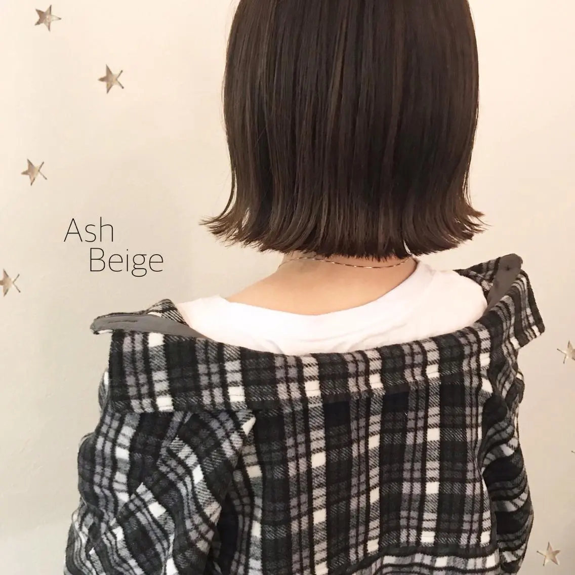 ミディアム カラー 市川 千夏のヘアスタイル