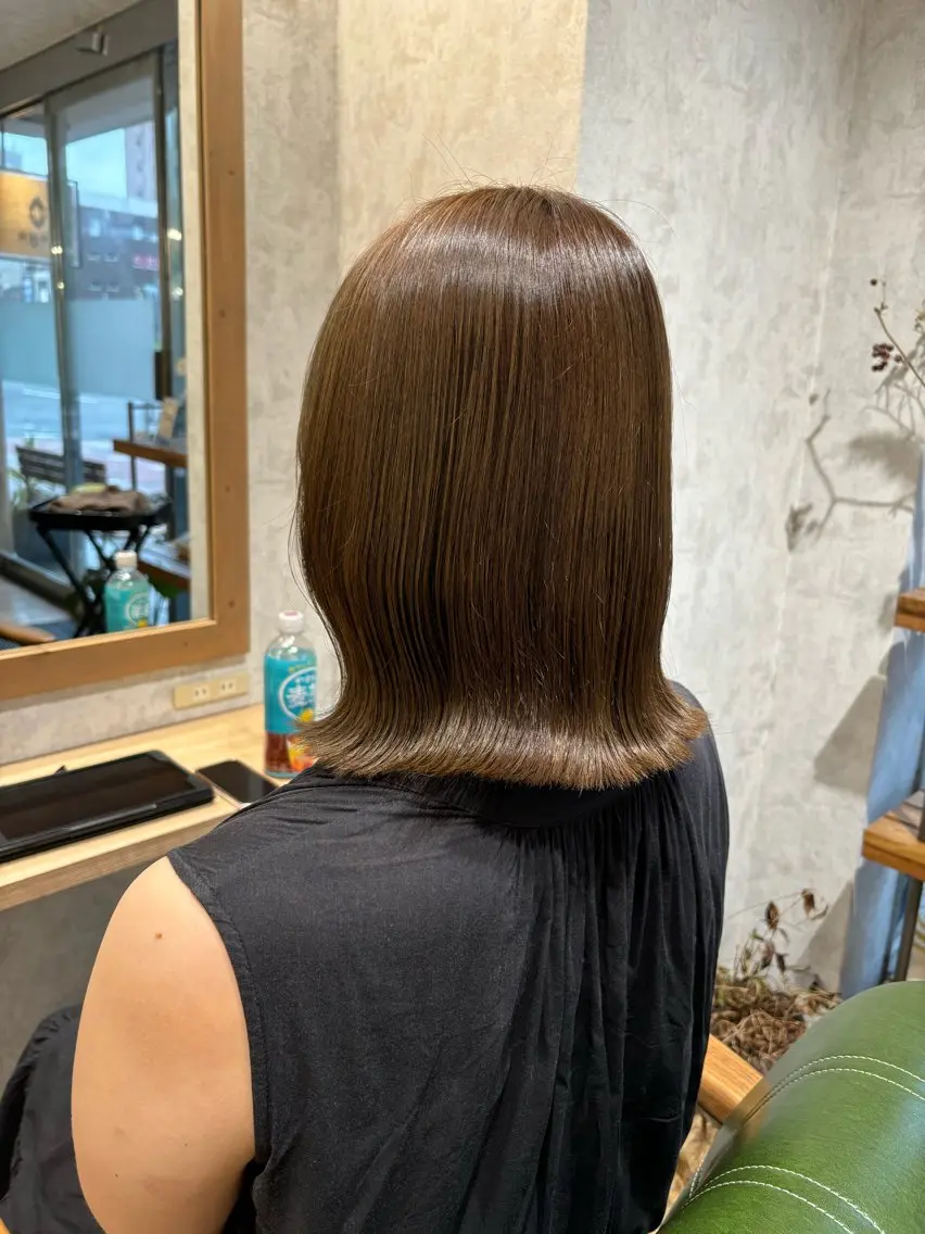 ミディアム KAWABATA NORIEのヘアスタイル
