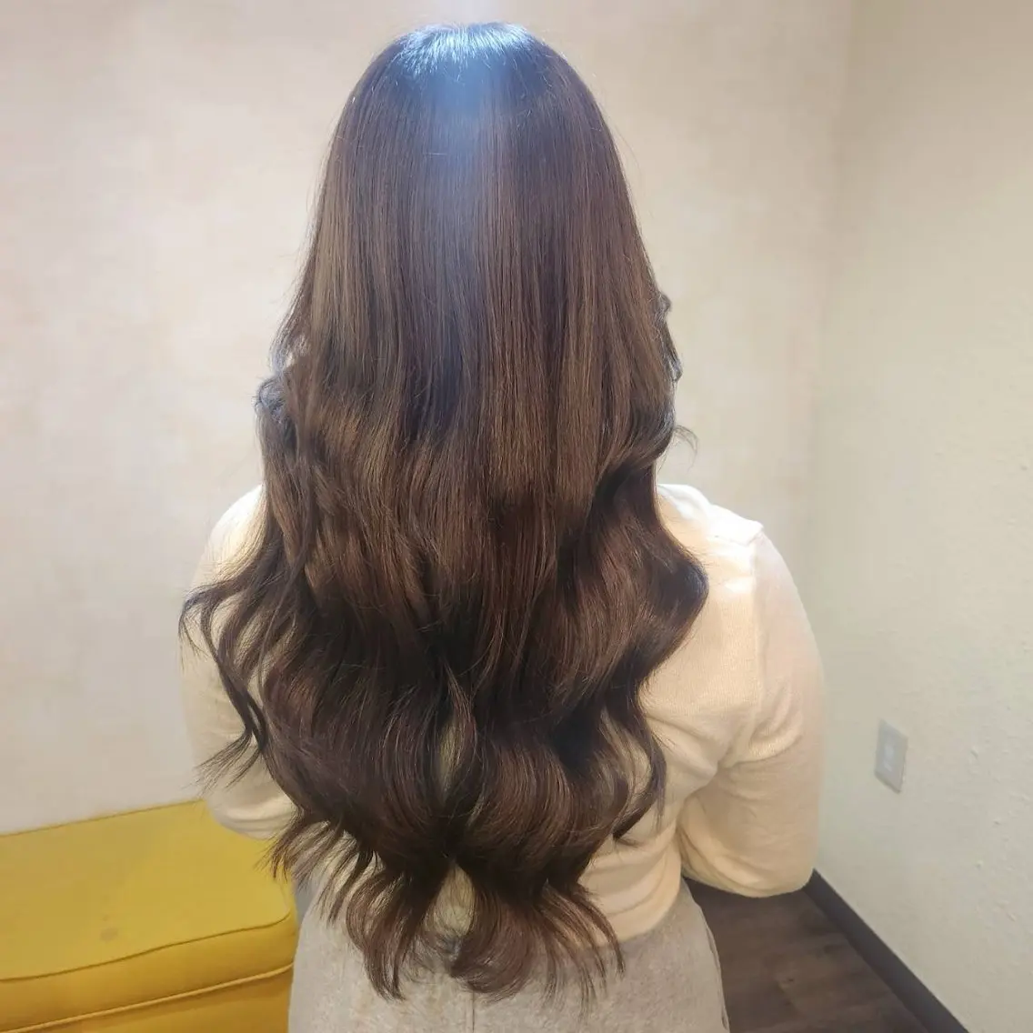 ロング ヘアアレンジ シールエクステ エクステ カット エクステ MagicMush ✴︎シールエクステのヘアスタイル