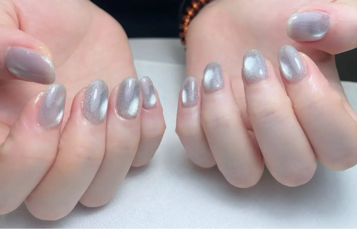 ネイル アートネイル 長さ出し フレンチネイル ジェルネイル ガーリー 中野駅から2分 MEO NAILのネイルデザイン