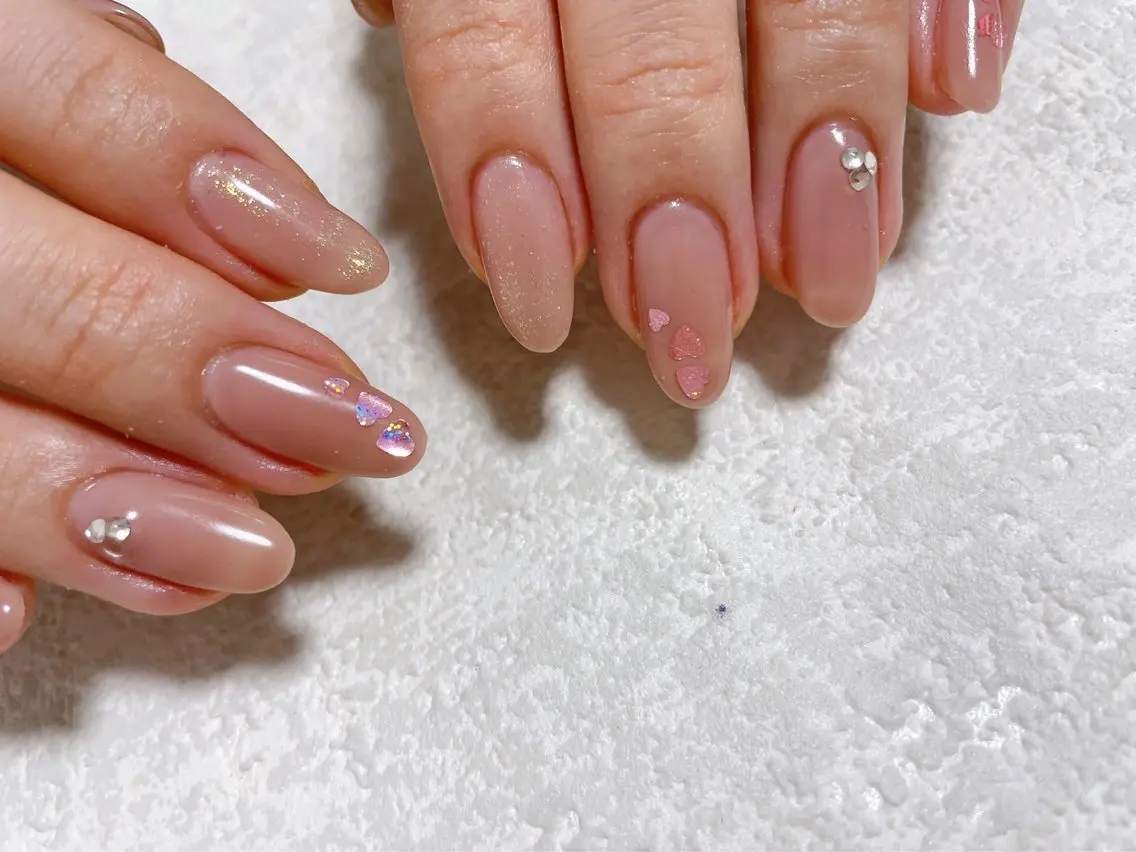 ネイル ジェルネイル 韓国ネイル メンズネイル パラジェル バレンタイン kiki nail たまプラーザのネイルデザイン